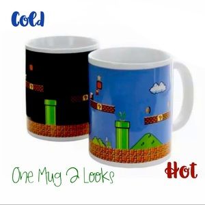 Super Mario Brothers Heat Color Changing Ceramic Coffee Mug NEW.
